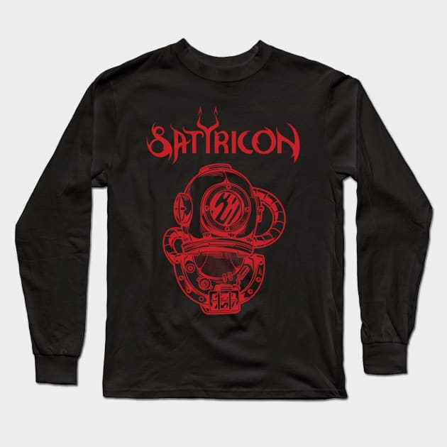 Norwegian black metal satyricon Long Sleeve T-Shirt by Sasaku